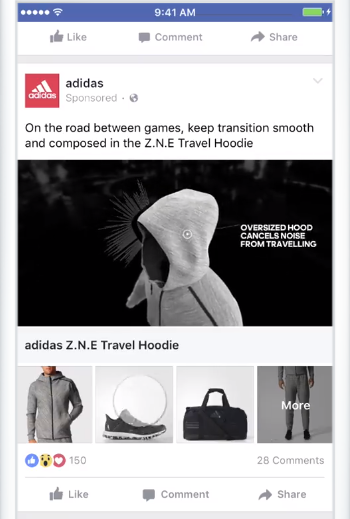 facebook collection ads